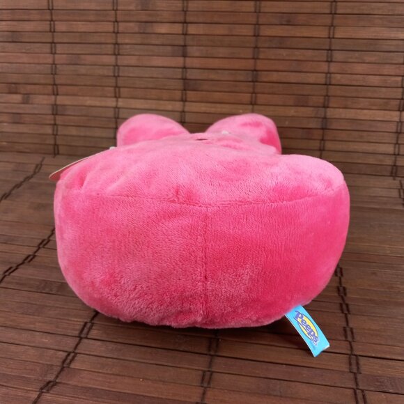 Peeps For Pets Bunny 12" Pink Dress Up Flower Plush Squeaky Dog Toy - Picture 9 of 9